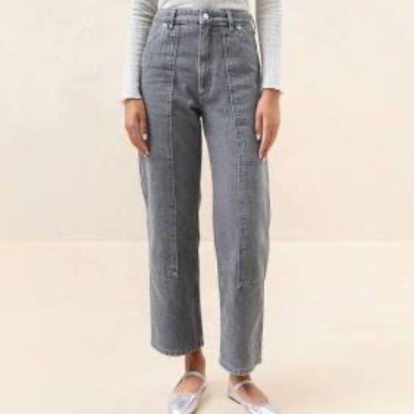 Loeffler Randall Molly workwear Jean size 2 grey